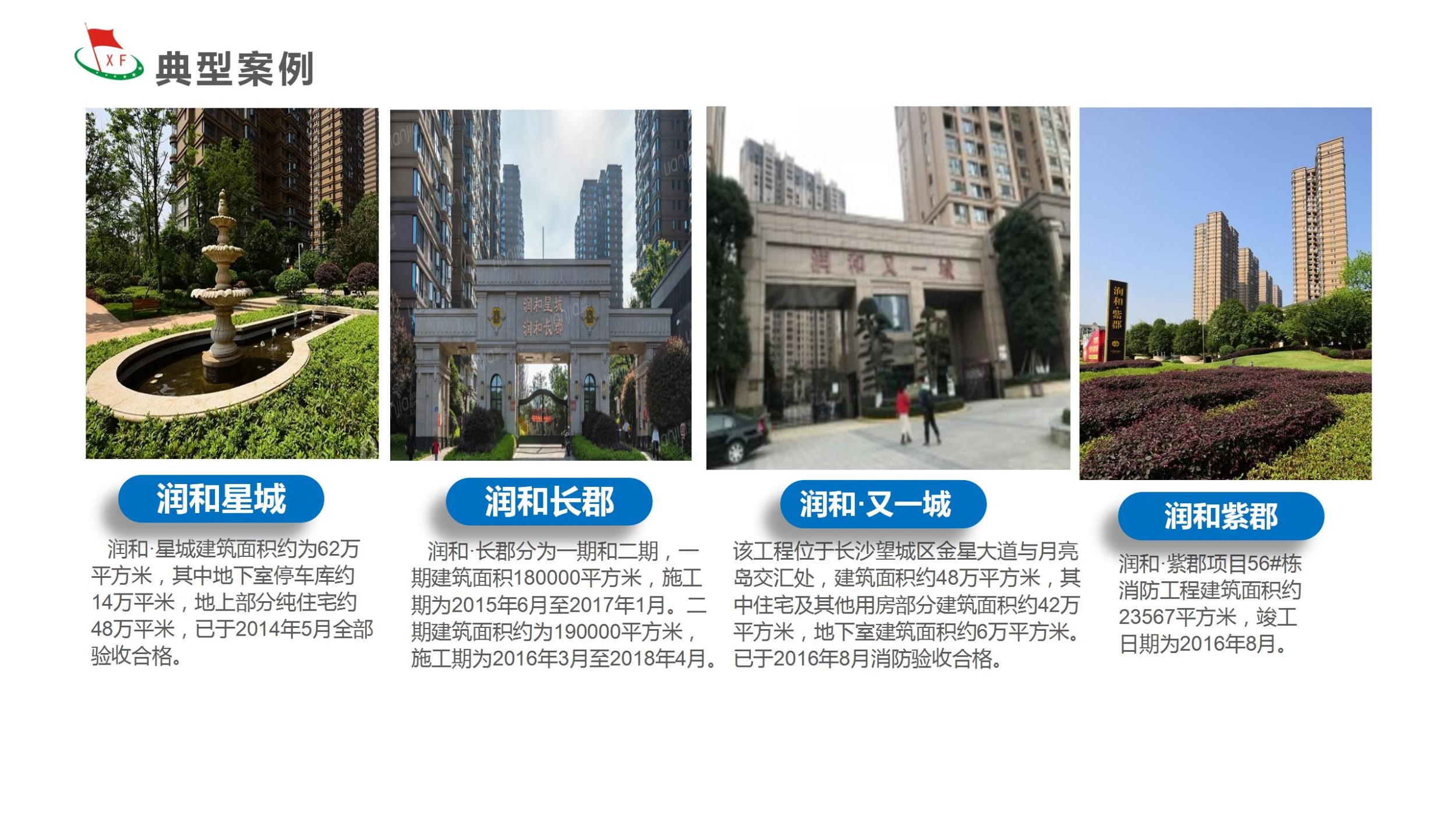 代表工程业绩（润和）